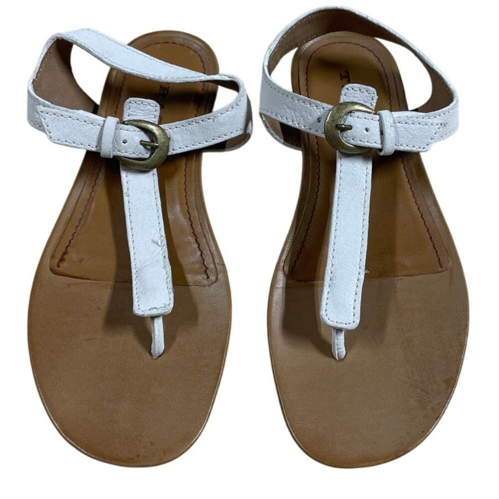 Trask Hollyn Thong Sandals White Women's Size 7M New Without Box Condition